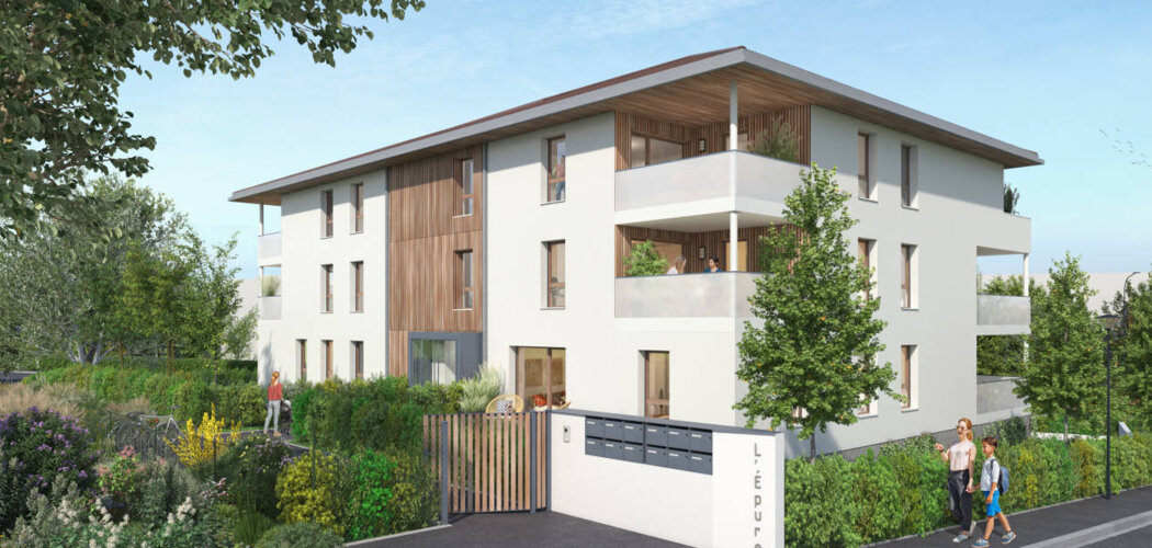 Programme immobilier neuf L'EPURE - Mulhouse Dornach à proximité du tramway T2 (68100) - Référence : 10931