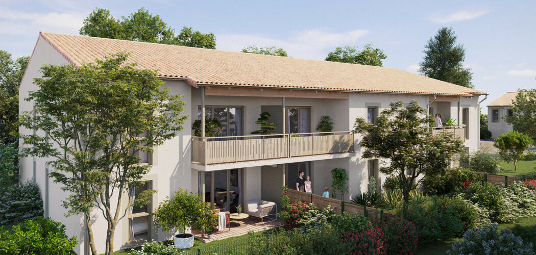 Programme immobilier neuf LA MÉSANGE - Muret : 17 appartements neufs intimistes près du Parc Clément AderMuret : 17 appartements neufs intimistes près du Parc Clément Ader (31600) - Référence : 7434