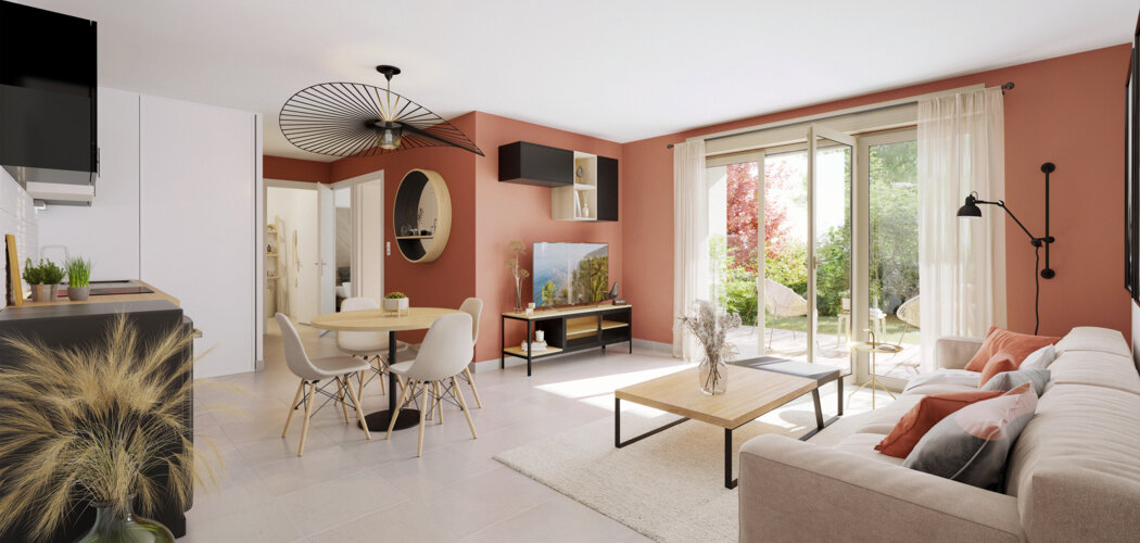 Programme immobilier neuf LA MÉSANGE - Muret : 17 appartements neufs intimistes près du Parc Clément AderMuret : 17 appartements neufs intimistes près du Parc Clément Ader (31600) - Référence : 7434