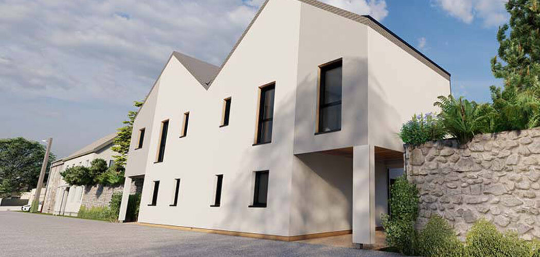 Programme immobilier neuf VAL D'AUBANCE - Mûrs-Erigné : Maisons T4 duplex avec jardins, terrasses et proximité écoles dans un quartier résidentiel (49130) - Référence : 12006