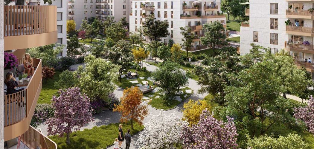 Programme immobilier neuf EKLO - Nanterre résidence verdoyante proche La Défense et RER E (92000) - Référence : 17766