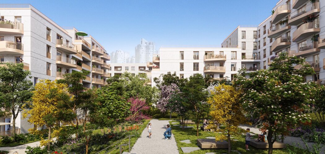 Programme immobilier neuf EKLO - Nanterre résidence verdoyante proche La Défense et RER E (92000) - Référence : 17766