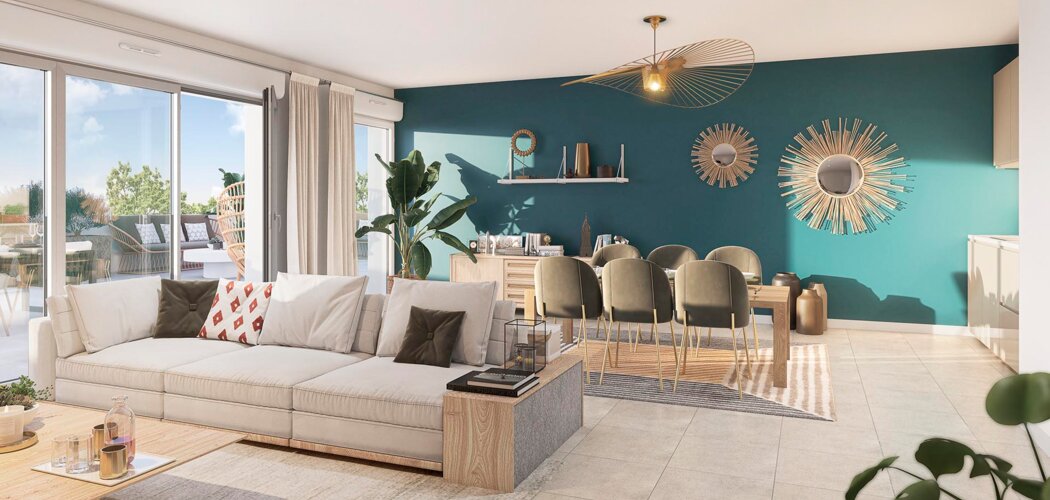 Programme immobilier neuf LES ROOFS TOP - Nantes : 17 appartements neufs du studio au 4 pièces en quartier pavillonnaire au cœur d'un bois classé (44000) - Référence : 14971