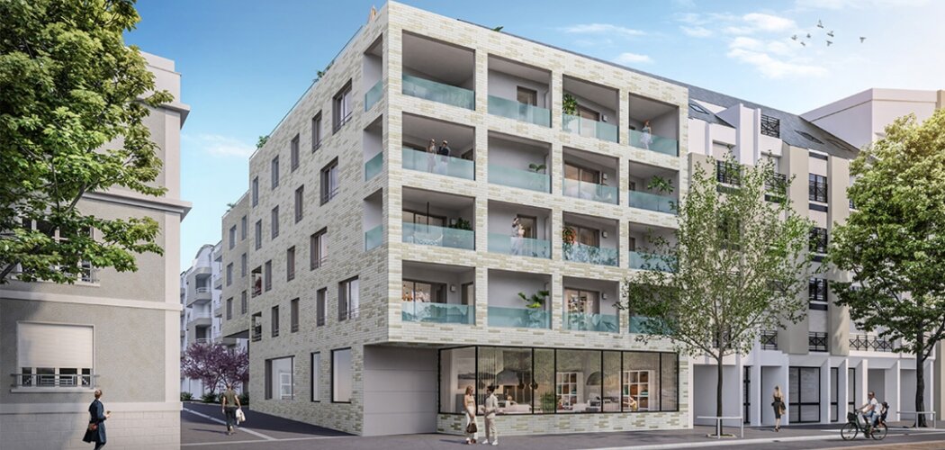 Programme immobilier neuf STREAM - Nantes : 24 appartements neufs T1–T5 avec vue sur l’île de Versailles (44000) - Référence : 16938