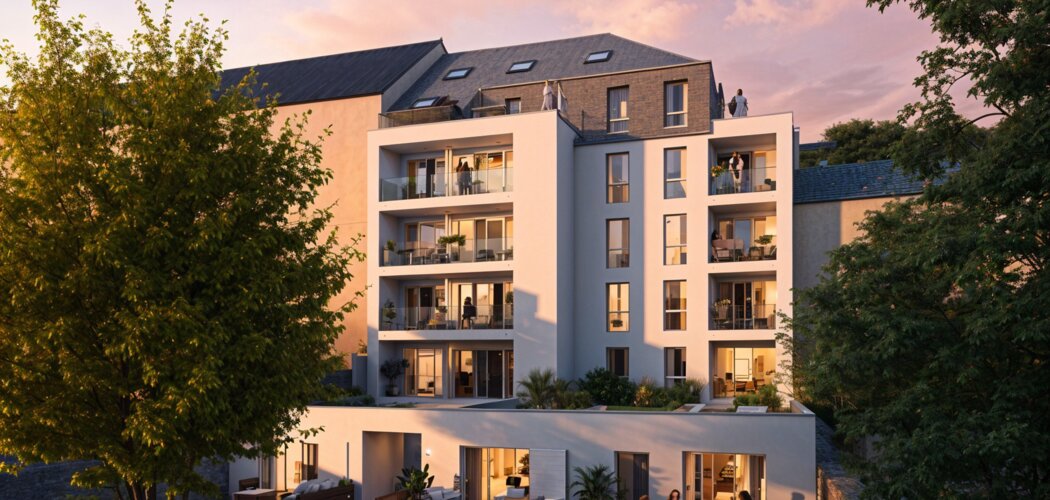 Programme immobilier neuf AQUILON - Nantes à deux pas du tramway (44000) - Référence : 11854