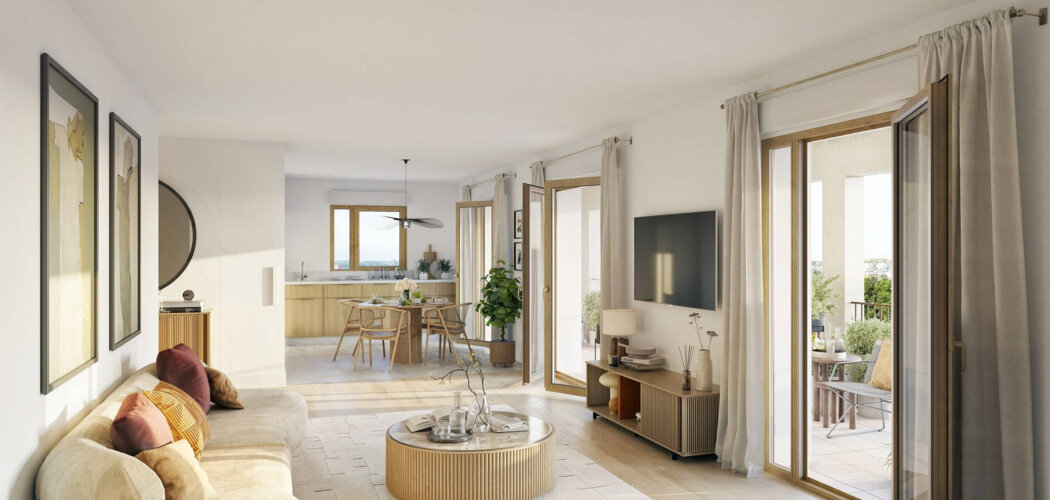Programme immobilier neuf Le Mercoeur - Nantes : appartements neufs du 2 au 5 pièces proche Gare et Jardin des Plantes (44000) - Référence : 15516