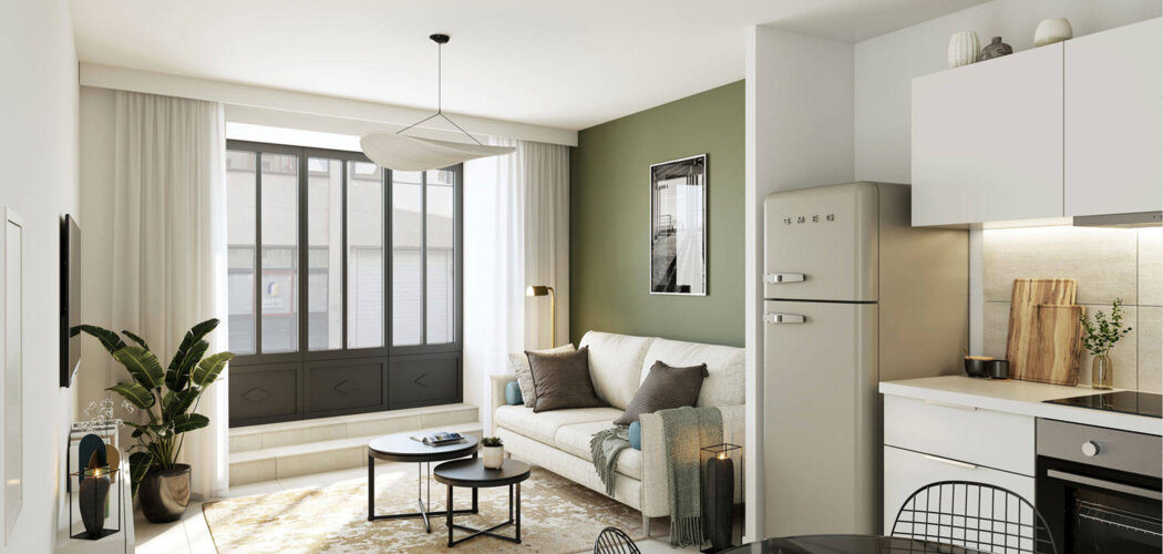 Programme immobilier neuf HOTEL DES COMPAGNONS - Nantes : Appartements studio–T2 avec terrasses, dispositif Malraux et proximité centre-ville (44000) - Référence : 14614