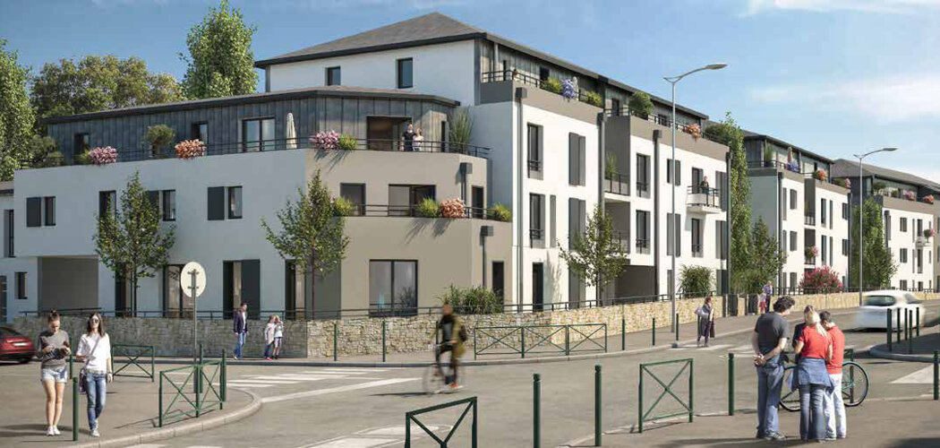 Programme immobilier neuf La Closerie - Nantes : Appartements studio–T4 et maisons T4 avec jardins, volets roulants et chauffage individuel dans le quartier Le Landreau (44000) - Référence : 14450