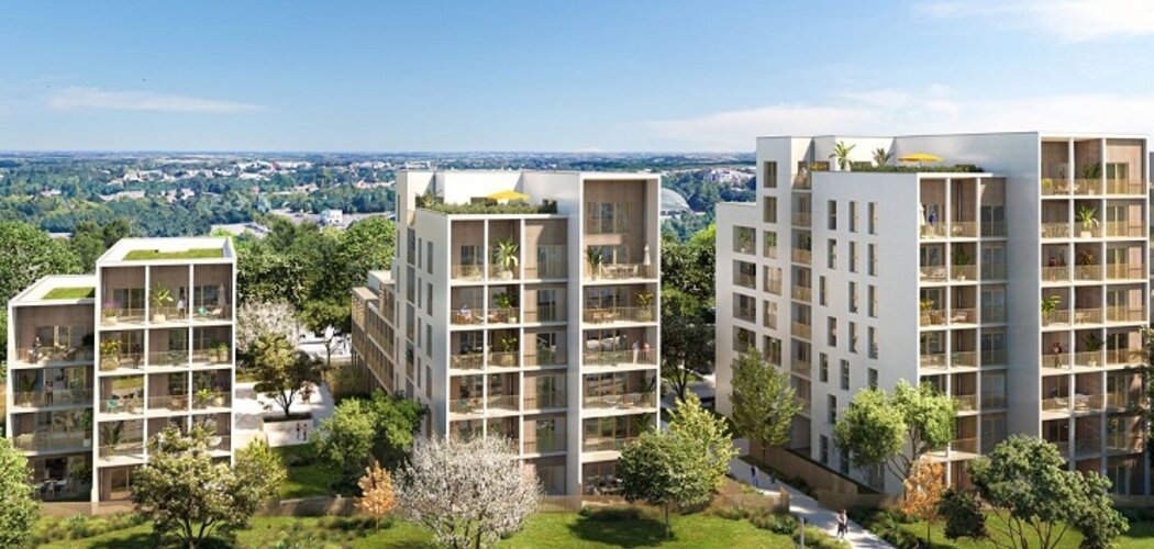 Programme immobilier neuf ECLOZ - Nantes : Appartements studio–T5 avec balcons, terrasses et RT2012 à 15 min de la Vallée de l'Erdre (44000) - Référence : 14243