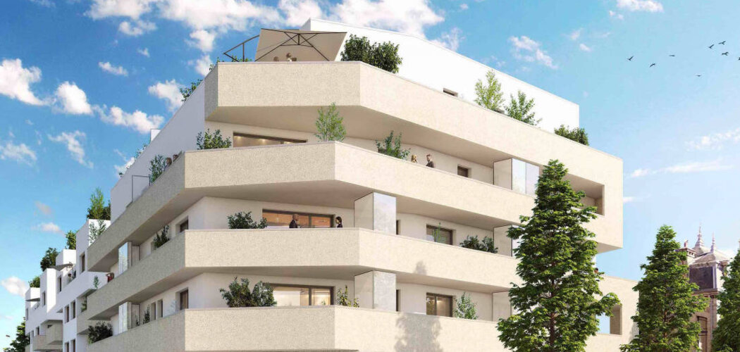 Programme immobilier neuf Sixtine - Nantes : Appartements studio–T5 avec terrasses, domotique et local vélo proche de la mairie Doulon (44000) - Référence : 6430