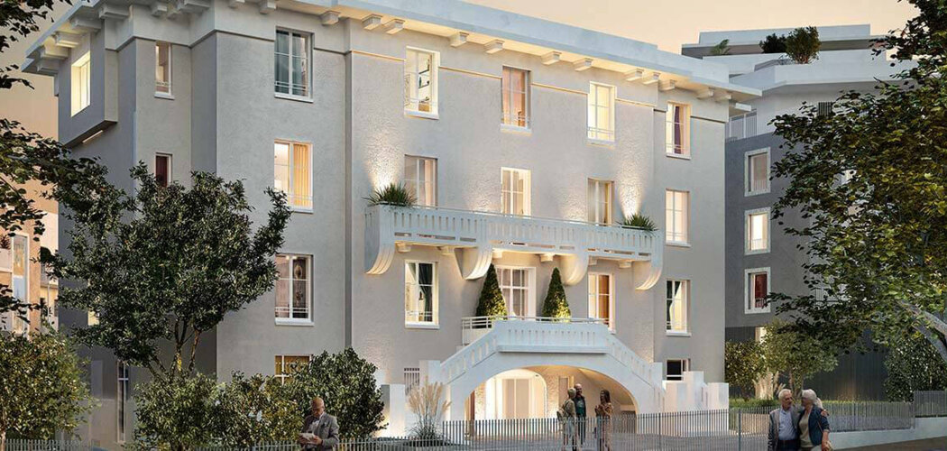 Programme immobilier neuf Cour Monselet - Nantes : Appartements studio–T5 avec terrasses, jardin paysager et parking dans le quartier Haut Pavé proche clinique Sourdille (44000) - Référence : 14436