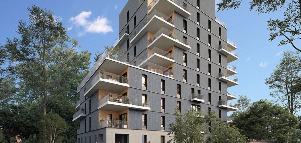 Programme immobilier neuf Terra Stilla - Nantes : Appartements studio–T5 avec terrasses, jardins partagés et toiture végétalisée dans le secteur Erdre proche Universités (44000) - Référence : 10979