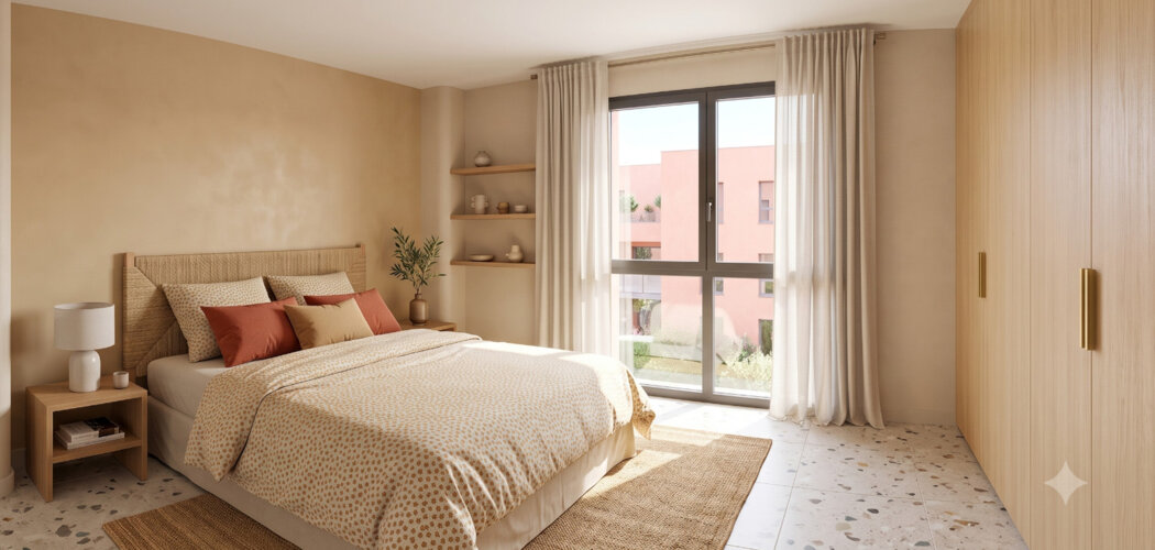 Programme immobilier neuf Ambre - Nantes : Appartements T2–T4 avec terrasses, cuisine aménagée et proximité porte de la Chapelle (44000) - Référence : 14475