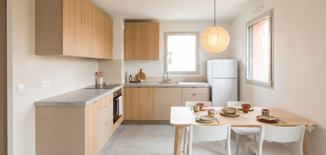 Programme immobilier neuf Ambre - Nantes : Appartements T2–T4 avec terrasses, cuisine aménagée et proximité porte de la Chapelle (44000) - Référence : 14475