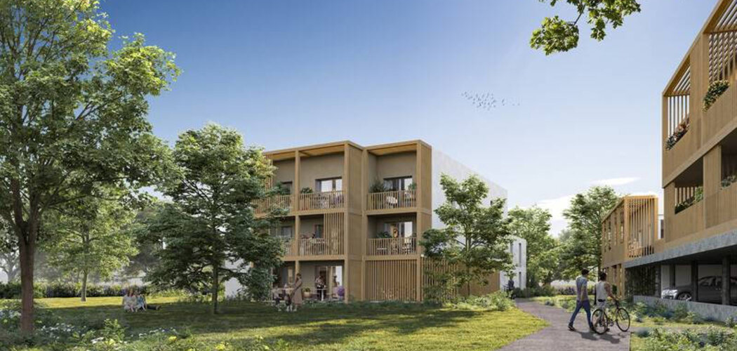 Programme immobilier neuf Boisea - Nantes : Appartements T2–T4 avec terrasses, parking sécurisé et proximité quartier Erdre Porterie (44000) - Référence : 14639