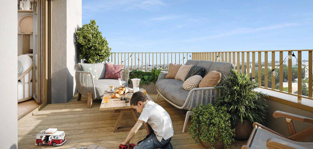 Programme immobilier neuf LIZY - Nantes Bottière-Chénaie résidence près tramway (44000) - Référence : 12901