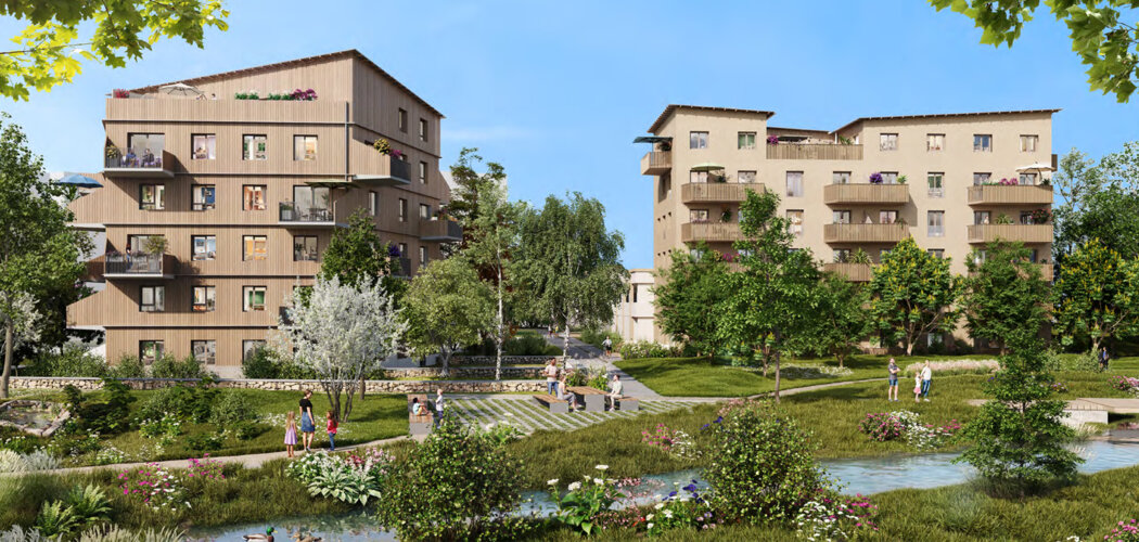 Programme immobilier neuf RIVA VERDE - Nantes cadre verdoyant à Doulon-Gohards (44000) - Référence : 17755