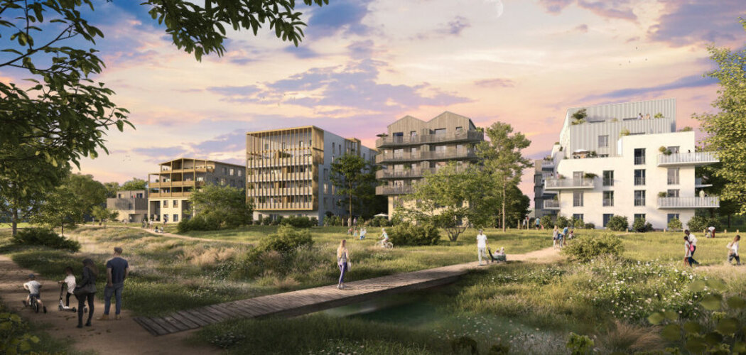 Programme immobilier neuf NATUREO - VERDURA - Nantes Doulon-Gohards proche du tramway (44000) - Référence : 18280