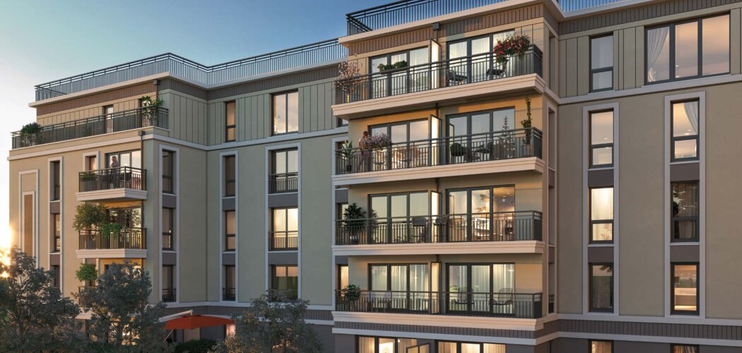 Programme immobilier neuf Le 1930 - Neuilly-Plaisance : 140 appartements neufs T1–T5 à 15 min du RER A (93360) - Référence : 15937