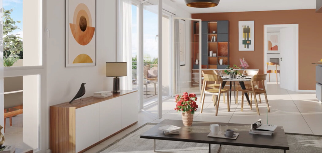 Programme immobilier neuf Côté Saône - Neuville-sur-Saône accessible en train de la Part-Dieu en 11 min (69250) - Référence : 15988