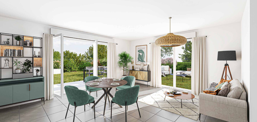 Programme immobilier neuf Le Chêne d'Or - Neydens à proximité de la Suisse (74160) - Référence : 16148