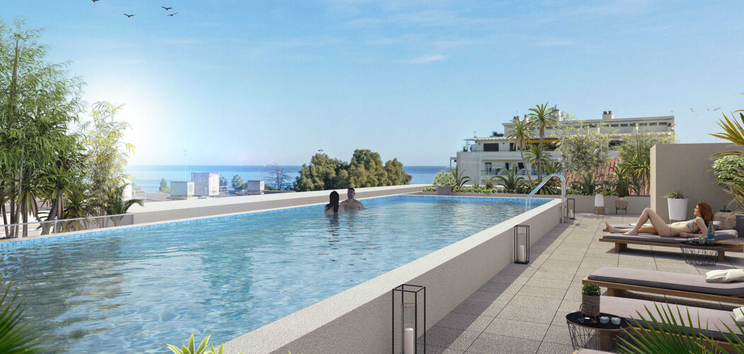 Programme immobilier neuf Sunset Riviera - Nice -  Nice : 165 appartements neufs du studio au 2 pièces en résidence de services (06000) - Référence : 14377