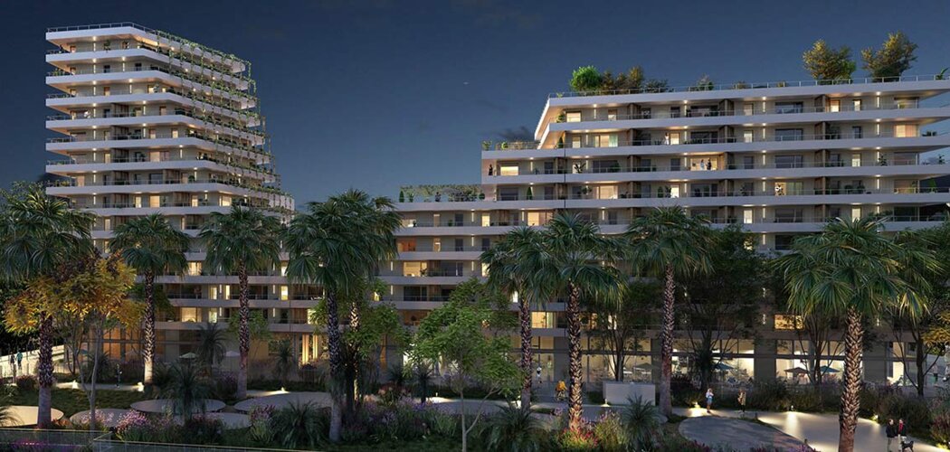 Programme immobilier neuf OASIS - Nice : appartements neufs écoresponsables dans l’Écoquartier Écovallée (06000) - Référence : 18262