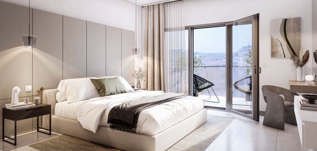 Programme immobilier neuf VILLA GABRIEL - Nice : appartements neufs T2–T4 à 50 m du tramway 1 (06000) - Référence : 14381