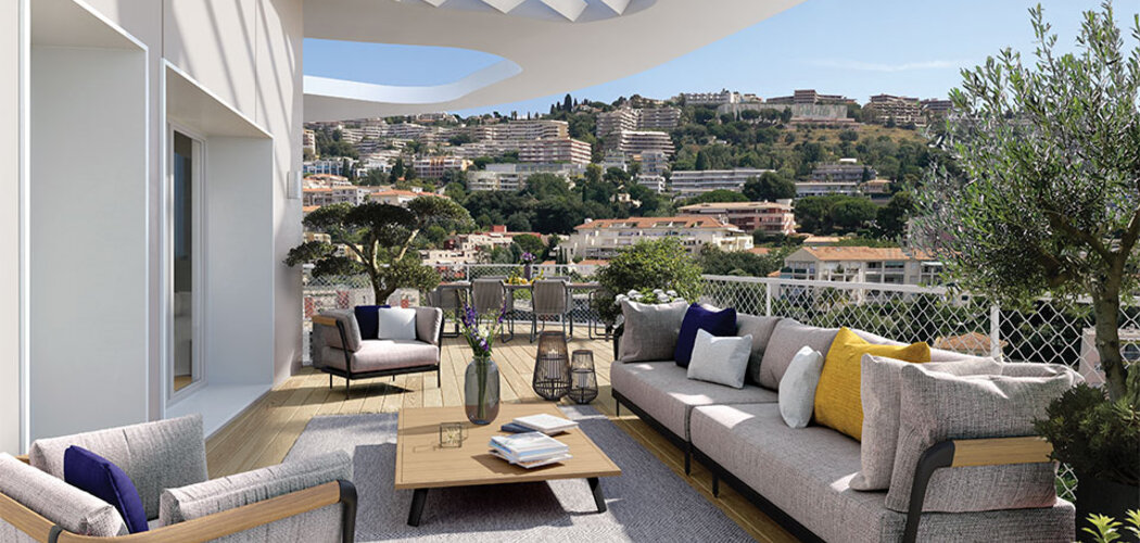 Programme immobilier neuf JOIA HANA - JOIA - Nice : Appartements T2–T5 avec terrasses, vues Méditerranée et jardins partagés dans l’Ecoquartier Vallée proche place Méridia (06000) - Référence : 14258