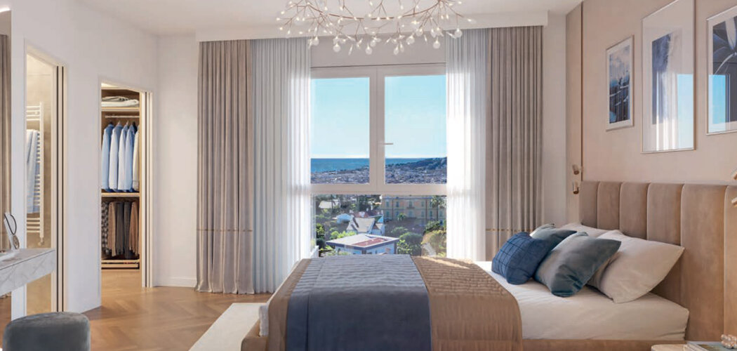 Programme immobilier neuf LES PANORAMAS CIMIEZ - Nice Cimiez vivre avec vues panoramiques dans un cadre résidentiel (06000) - Référence : 14176