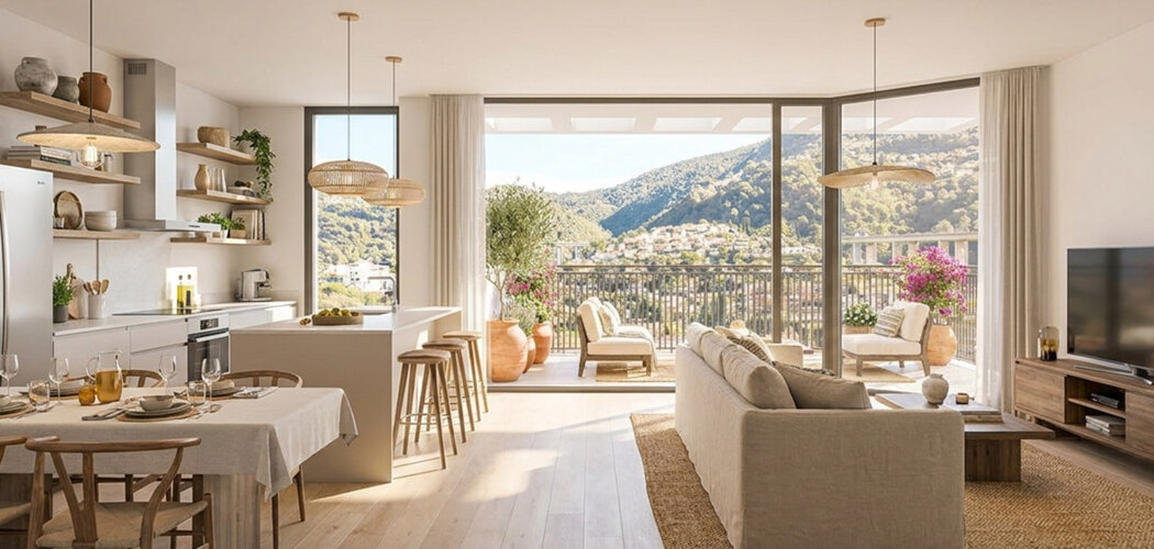 Programme immobilier neuf NOVA - Nice est proche Nice des rives du Paillon résidence moderne avec jardin paysager (06000) - Référence : 17191