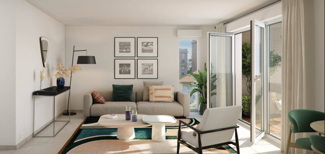 Programme immobilier neuf AVENUE DES ARENES DE CIMIEZ - Nice quartier Cimiez à deux pas de la future Coulée Verte (06000) - Référence : 9981