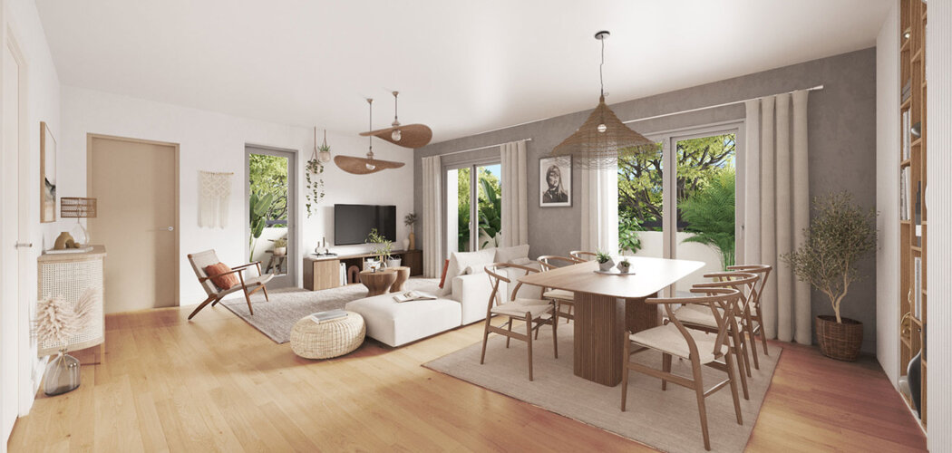 Programme immobilier neuf GAMBETTA PARK - Nice quartier Vernier proche des plages (06000) - Référence : 14388