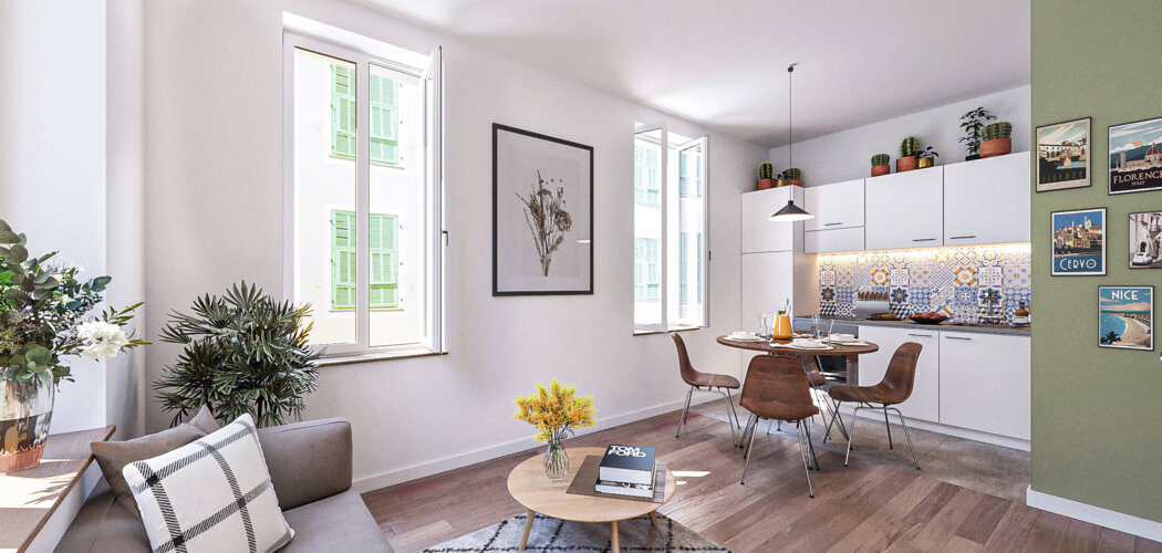 Programme immobilier neuf POINTE PASTORELLI 2 - Nice Réhabilitation quartier Carabacel (06000) - Référence : 14390