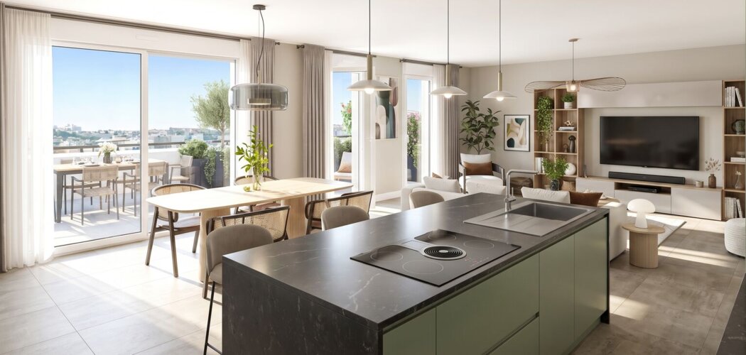Programme immobilier neuf 32 CAFFARELLI - Nice résidence contemporaine proche de la Promenade des Anglais (06000) - Référence : 18085