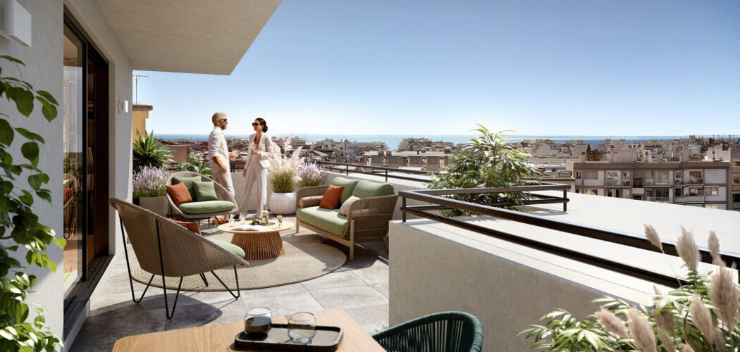 Programme immobilier neuf 32 CAFFARELLI - Nice résidence contemporaine proche de la Promenade des Anglais (06000) - Référence : 18085