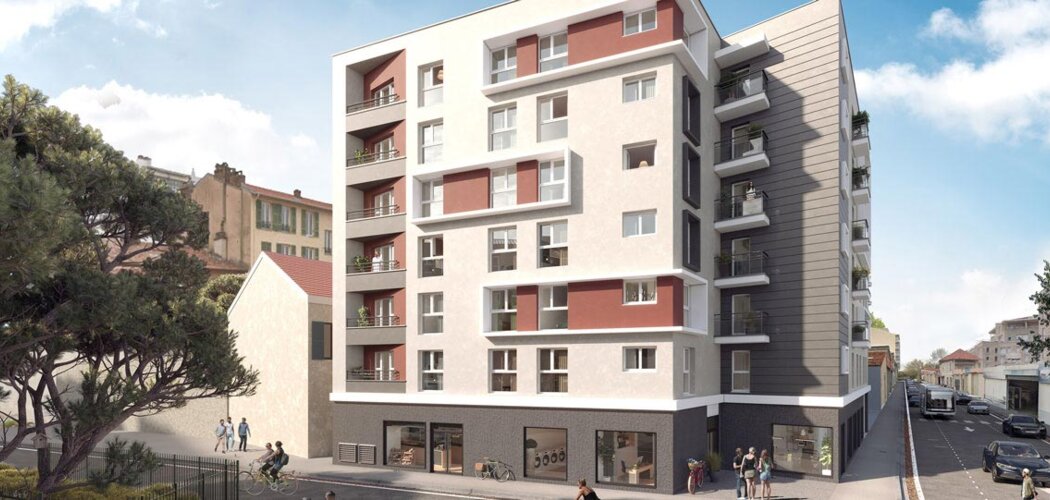 Programme immobilier neuf Nissa Campus - Résidence étudiante - Nice : résidence étudiante et studios meublés en quartier Riquier (06000) - Référence : 14378