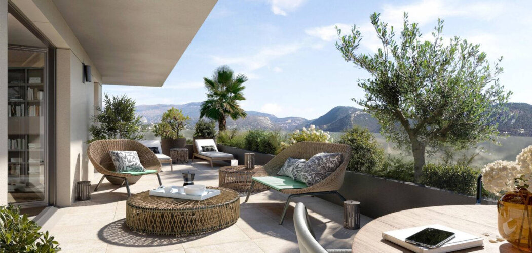 Programme immobilier neuf Les Hauts de Rimiez - La Bastide - Nice sur les hauteurs avec vue mer (06000) - Référence : 11885