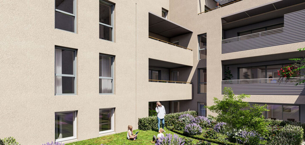 Programme immobilier neuf LE PALATIN - Nîmes adresse centrale à 11 minutes à pied de la gare (30000) - Référence : 18576