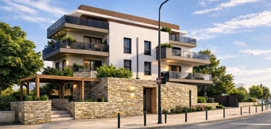Programme immobilier neuf namas - Nîmes appartements avec terrasse près des Arènes (30000) - Référence : 17712