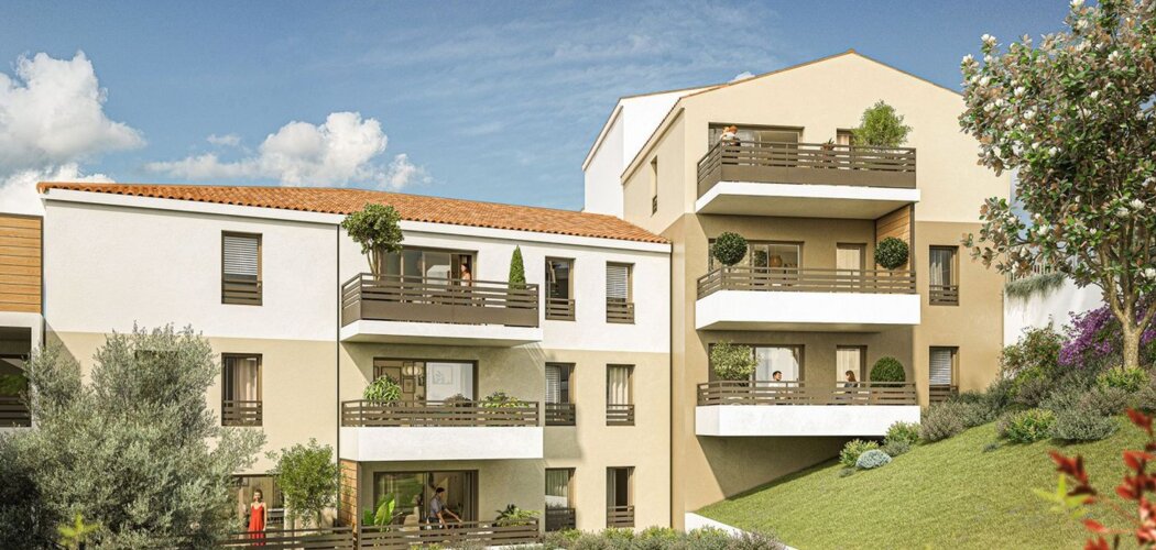 Programme immobilier neuf PUECH DUPLAN - Nîmes : appartements neufs du studio au 4 pièces proche commerces et parc Mont Duplan (30000) - Référence : 14774