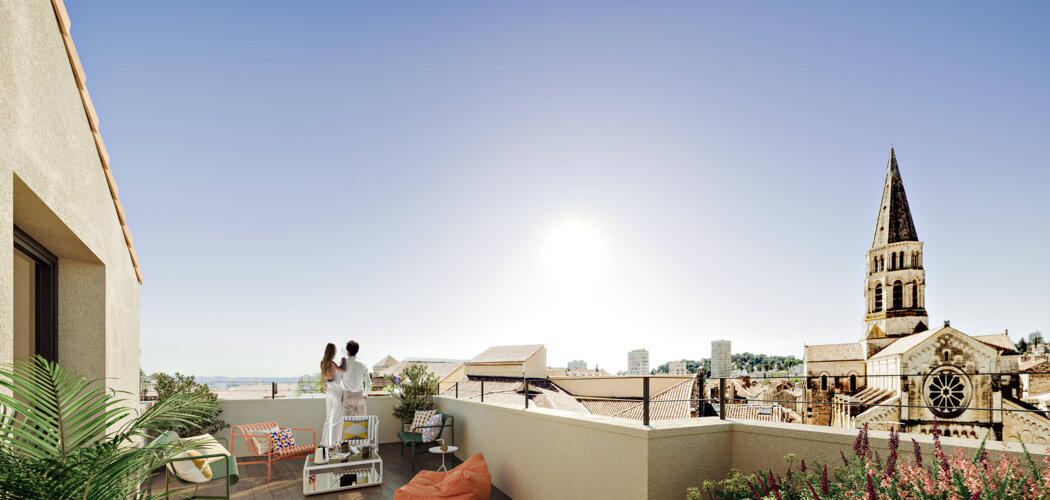 Programme immobilier neuf Villa Madeleine - NÎMES (30) - Nîmes : Appartements studio–T2 avec terrasses, dispositif Malraux et RT2012 en plein centre-ville (30000) - Référence : 17645