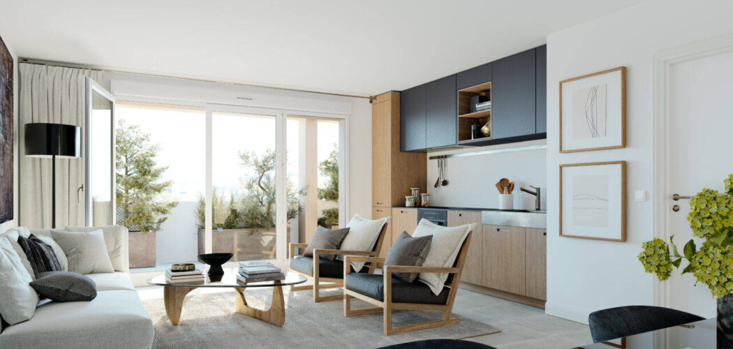 Programme immobilier neuf Les Terrasses du Colisée - Nîmes : Appartements T2–T4 avec terrasses, parking sécurisé et proximité centre-ville et tram’bus (30000) - Référence : 14734