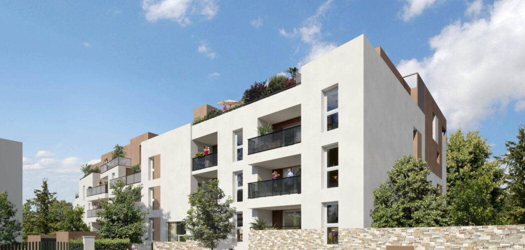 Programme immobilier neuf Les Terrasses du Colisée - Nîmes : Appartements T2–T4 avec terrasses, parking sécurisé et proximité centre-ville et tram’bus (30000) - Référence : 14734