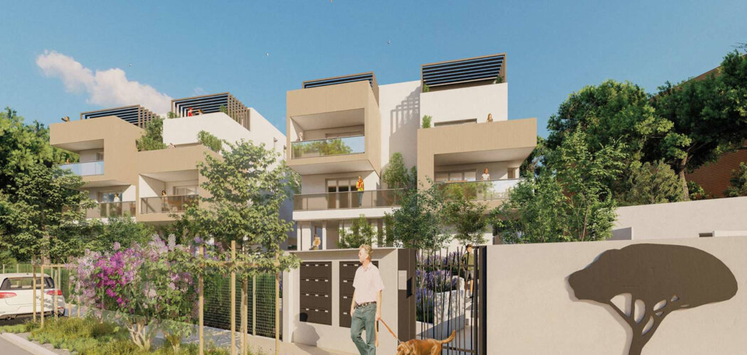 Programme immobilier neuf cote pinede - Nîmes Nord-Est : 22 appartements neufs 2 à 4 pièces proches des commerces (30000) - Référence : 11287
