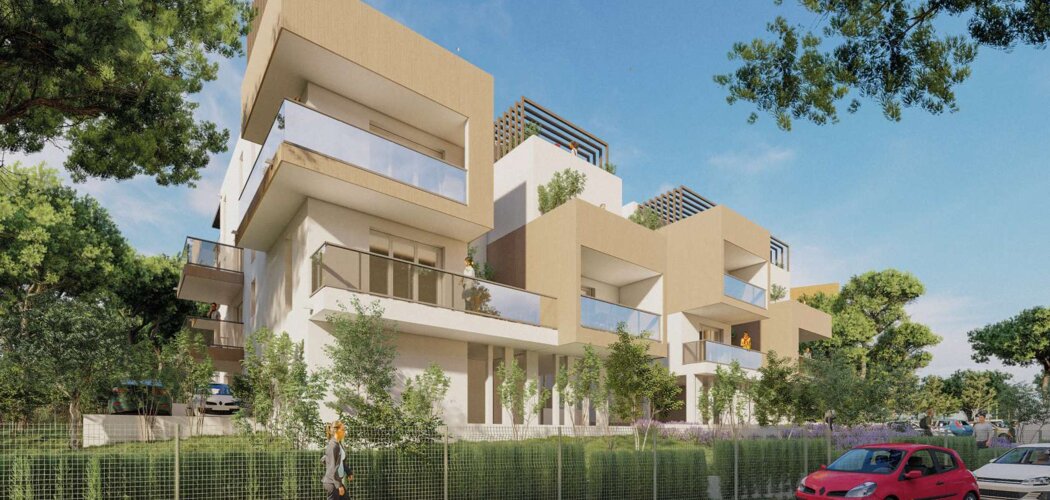 Programme immobilier neuf cote pinede - Nîmes Nord-Est : 22 appartements neufs 2 à 4 pièces proches des commerces (30000) - Référence : 11287