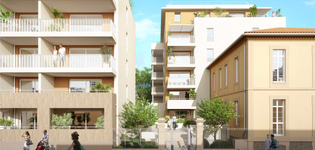 Programme immobilier neuf VILLEGIALES DES LUMIERES - Nîmes proche des commerces et de la faculté Hoche (30000) - Référence : 13093