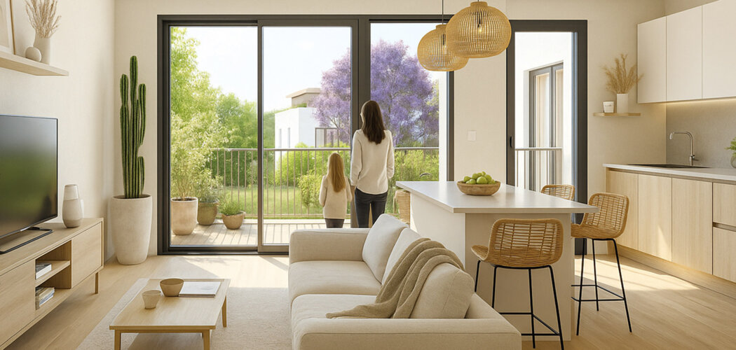 Programme immobilier neuf ELOGE DU PARC - Nîmes quartier résidentiel à proximité à pied du tramway T2 (30000) - Référence : 14778