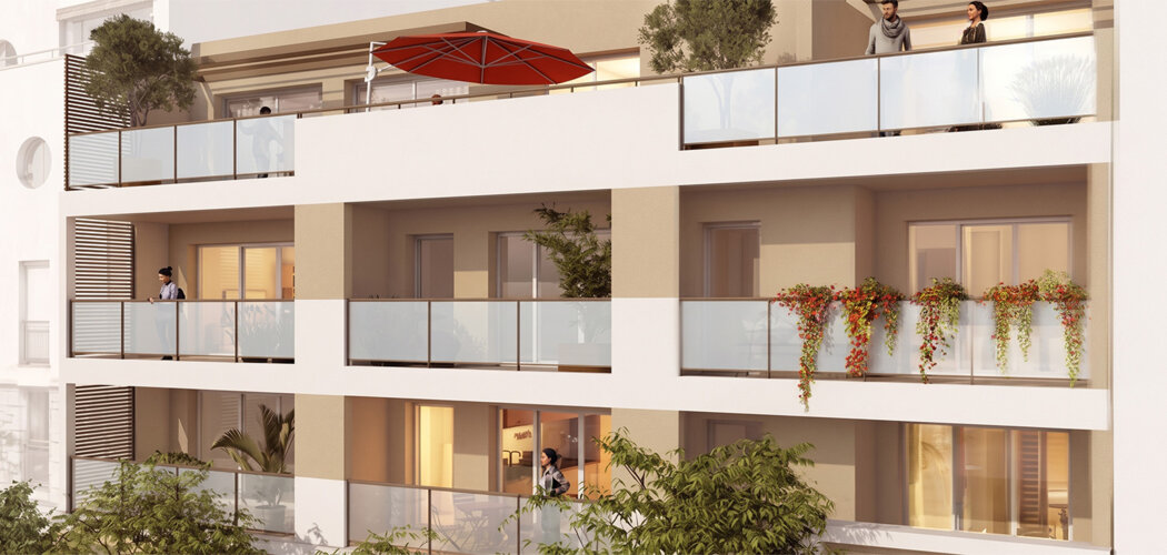 Programme immobilier neuf le huit - Nîmes résidence contemporaine près de Jean Jaurès (30000) - Référence : 18242