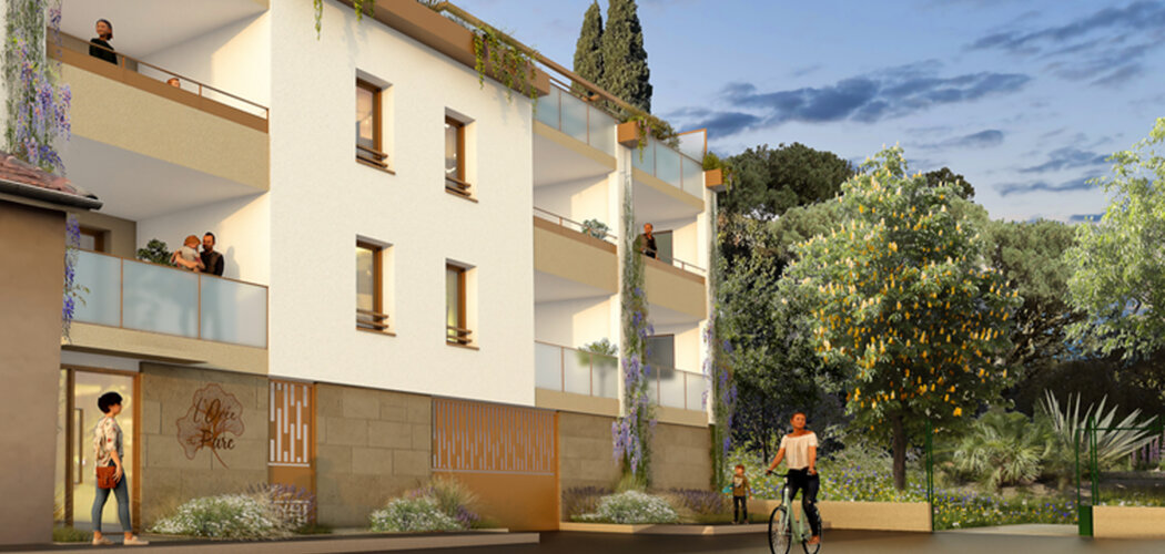 Programme immobilier neuf L'OREE DU PARC - Nîmes résidence intimiste à 15 min à pied du centre-ville (30000) - Référence : 13867